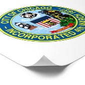 Chicago Seal Poster (Hoek)