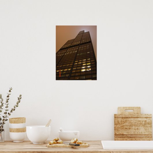 Chicago Sears Tower Poster (Keuken)