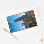 Chicago - Sears Tower Rechthoekige Sticker (Envelop)