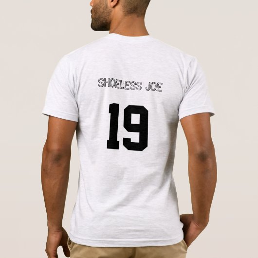 CHICAGO SHOELESS JOE JERSEY T-SHIRT #19 (Dos)