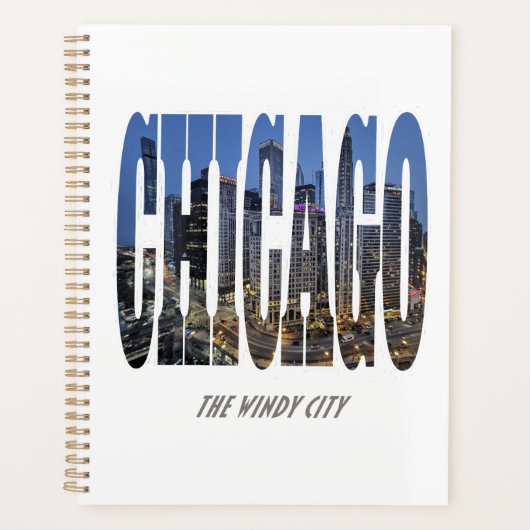 Chicago Silhouet Planner (Voorkant)
