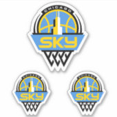 CHICAGO SKY-WNBA-TEAM STICKER (Voorkant)