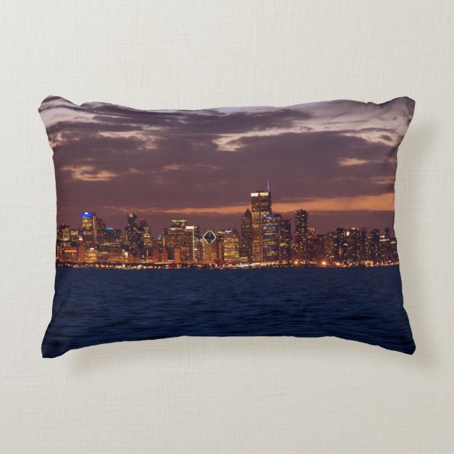 Chicago Skyline-accentpillow Accent Kussen (Voorkant)