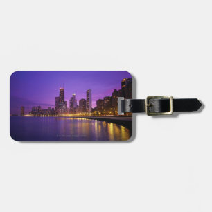 Chicago Skyline Bagagelabel
