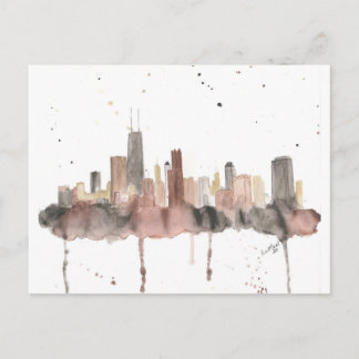 Chicago Skyline Briefkaart