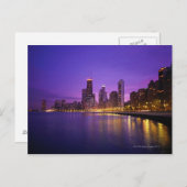 Chicago Skyline Briefkaart (Voorkant / Achterkant)