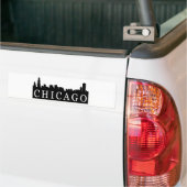 Chicago Skyline Bumpersticker (Op Truck)