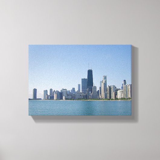 Chicago Skyline Canvas Afdruk (Voorkant)