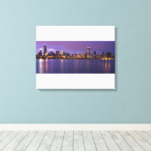 Chicago Skyline Canvas Afdruk (Insitu (Houten vloer))