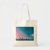 Chicago Skyline Canvas tas (Voorkant)