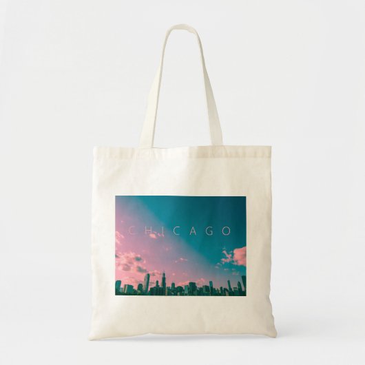 Chicago Skyline Canvas tas (Voorkant)