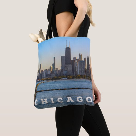 Chicago Skyline Canvas tas (Dichtbij)