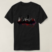Chicago Skyline Chiraq TShirt (Design devant)
