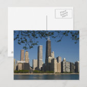 Chicago skyline en Lake Michigan, Lake Shore Briefkaart (Voorkant / Achterkant)