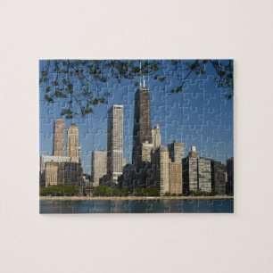 Chicago skyline en Lake Michigan, Lake Shore Legpuzzel