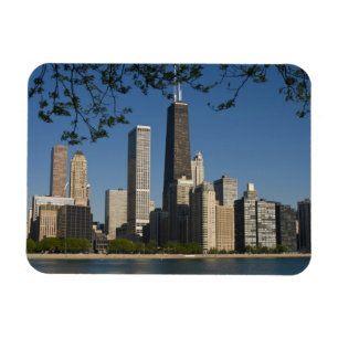 Chicago skyline en Lake Michigan, Lake Shore Magneet