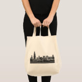 Chicago Skyline Etched Tote Bag (Voorkant (product))