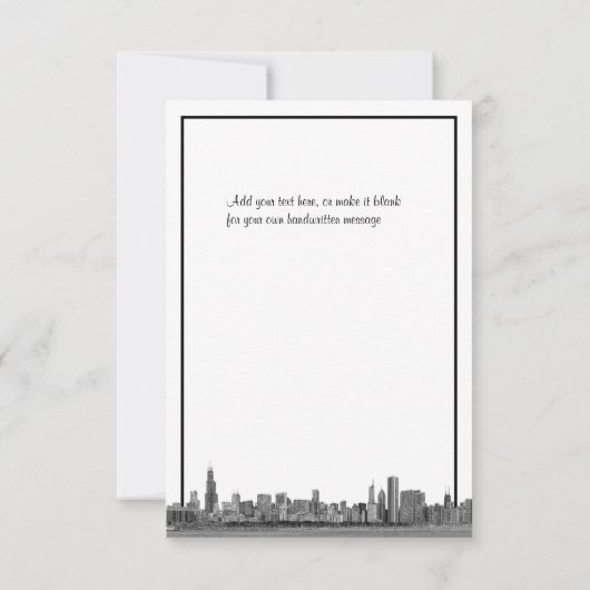 Chicago Skyline Etted BW Purple Merci (Dos)