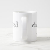 Chicago Skyline Extra Grote Beker (Achterkant)