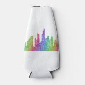 Chicago skyline flesjeskoeler (Voorkant)