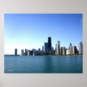 Chicago Skyline fotografie Poster