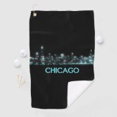 Chicago Skyline Golfhanddoek (Insitu)
