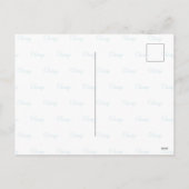 Chicago skyline Happy New Year briefkaart (Achterkant)