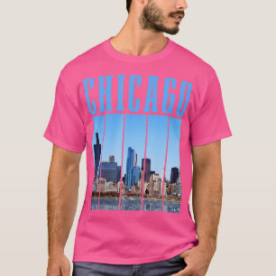 Chicago Skyline Illinois Pride Chicago T-shirt