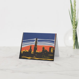Chicago Skyline Kaart