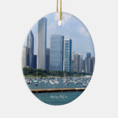 Chicago Skyline Keramisch Ornament (Rechts)