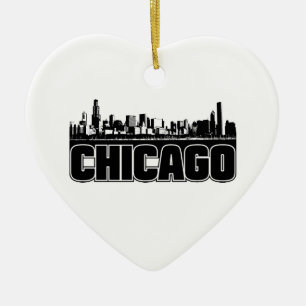 Chicago Skyline Keramisch Ornament