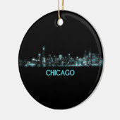 Chicago Skyline Keramisch Ornament (Links)