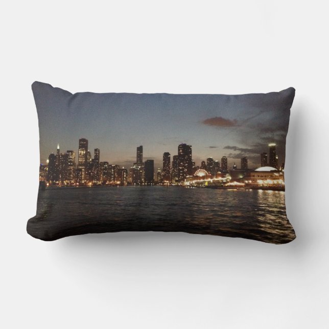Chicago Skyline Kussen (Voorkant)