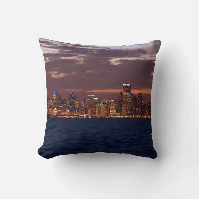 Chicago Skyline-kussen Kussen (Voorkant)