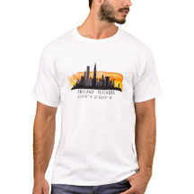 Chicago Skyline lengte- en breedtegraad
