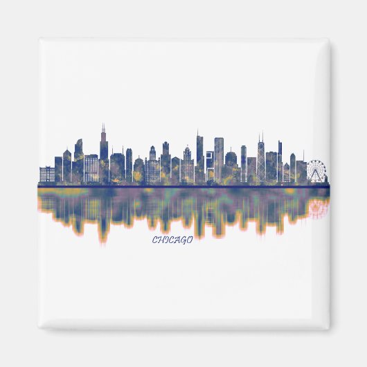 Chicago Skyline Magneet (Voorkant)