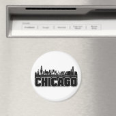 Chicago Skyline Magneet (Insitu (Vaatwasser))