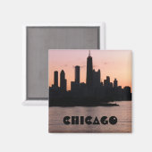 Chicago skyline magneet (Voorkant / Achterkant)