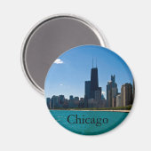 Chicago Skyline Magneet (Voorkant / Achterkant)