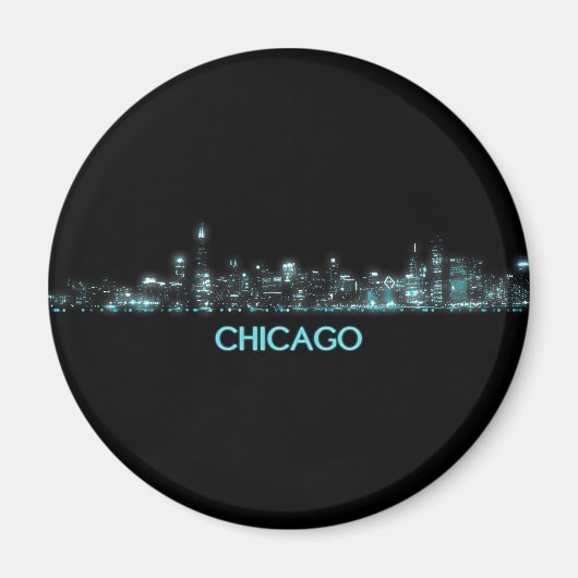 Chicago Skyline Magneet (Voorkant)