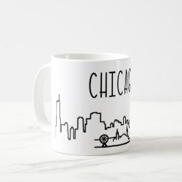 Chicago Skyline Mok