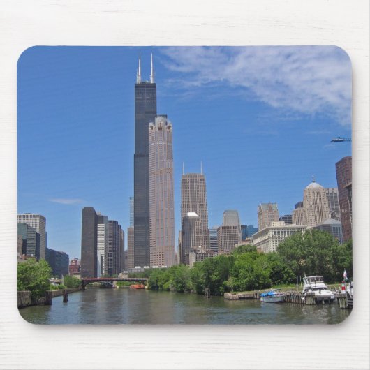Chicago Skyline Muismat (Voorkant)