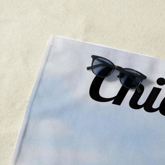 Chicago Skyline Navy Pier & Hancock Strandlaken (In situ)