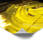 Chicago Skyline Nightime Poster (Hoek)