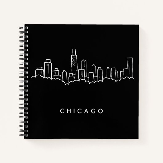 Chicago Skyline Notitieboek (Voorkant)