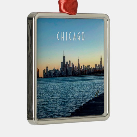 Chicago Skyline Ornament (Rechts)