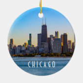 Chicago Skyline Ornament (Achterkant)