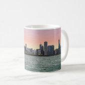 Chicago Skyline Painty Coffee Mug (Devant droit)