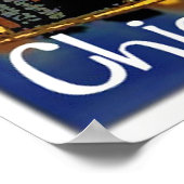 Chicago Skyline Poster (Hoek)