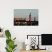Chicago Skyline Poster (Thuiskantoor)